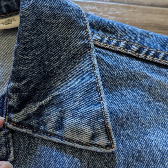 Levi's Blue Denim Trucker Jean Jacket, M - Picture 8 of 11